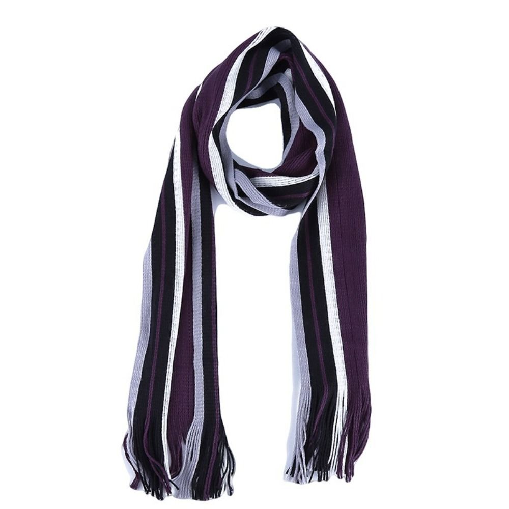 Cashmere Men Striped Scarf Fas - Wool Scarf Men recension och pris