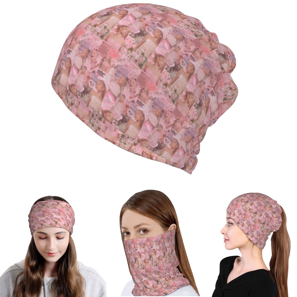 Ariana Grande Singer Bandana N - Knit Beanie Hat Warm recension och pris