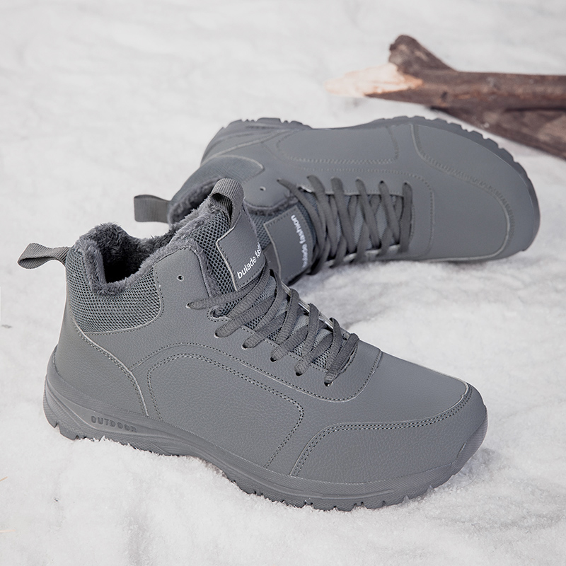 Winter Men's Boots Warm Plush  - Waterproof Winter Boot recension och pris