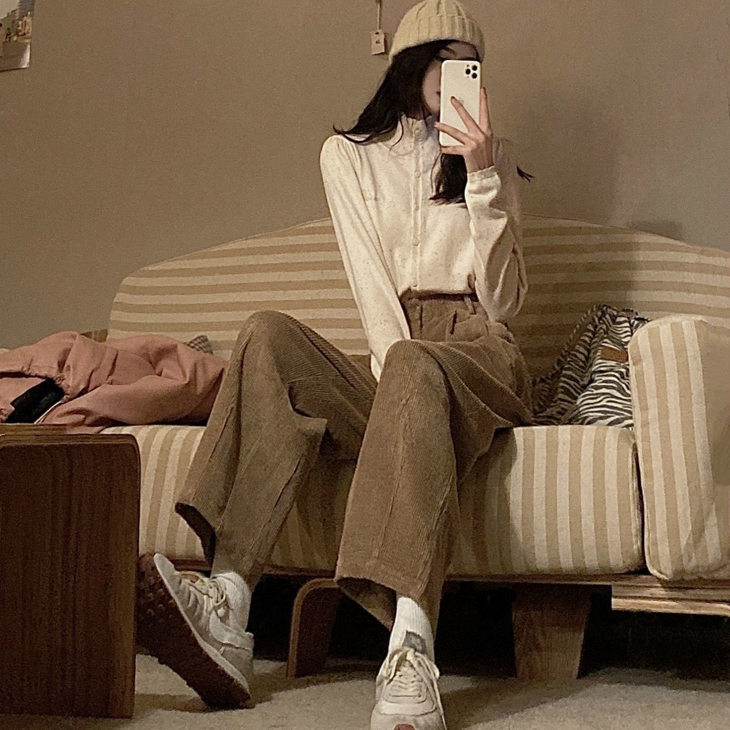 Wide Leg Corduroy Pants Women  - Corduroy Pant Warm recension och pris