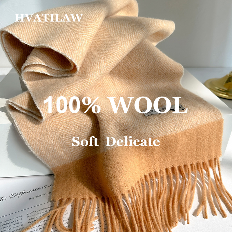 100% Pure Wool Scarf Women Men - Wool Scarf Men recension och pris