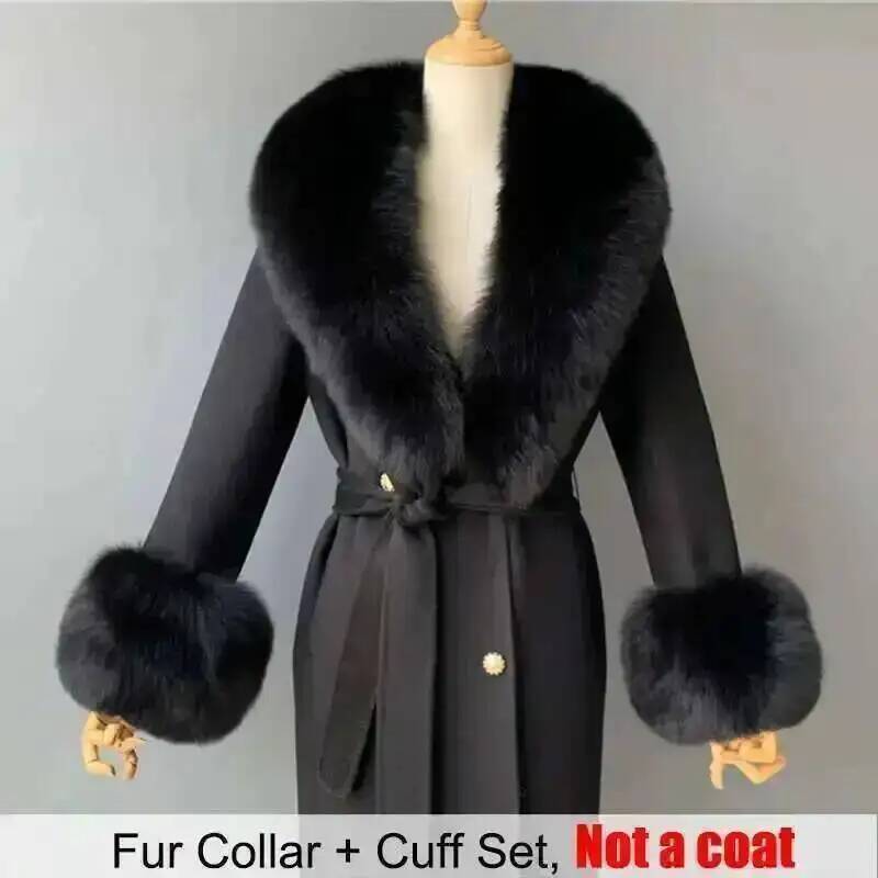 Real Fur Collar And Cuffs Set  - Shawl Wrap Winter recension och pris
