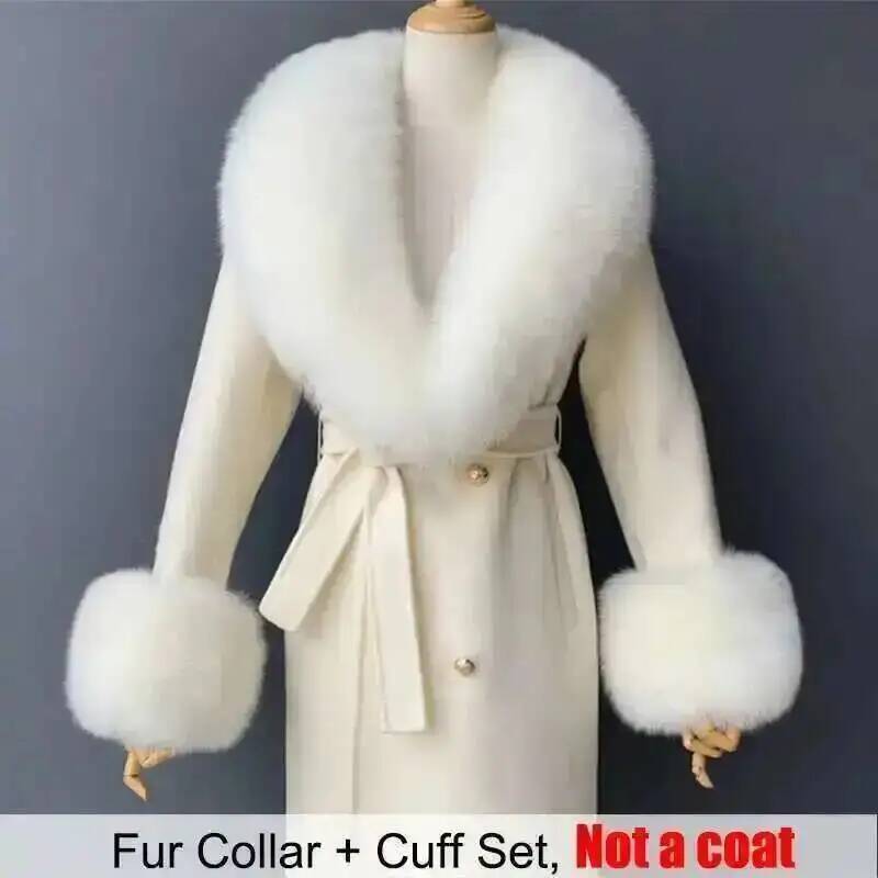 Real Fur Collar And Cuffs Set  - Shawl Wrap Winter recension och pris