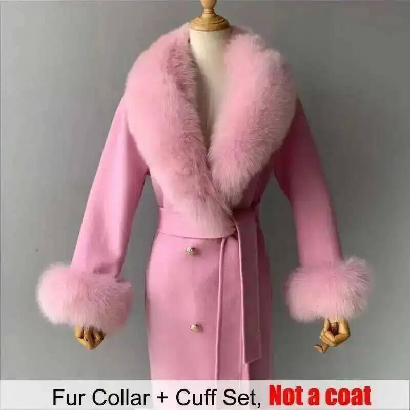 Real Fur Collar And Cuffs Set  - Shawl Wrap Winter recension och pris